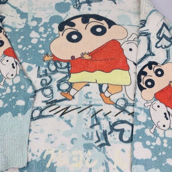 Crayon Shin Chan Sweater Anime Cartoon Japan All Over Print Medium - Picture 3 of 8